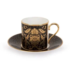 Outlet Acanthus Black Coffee Cup And Saucer Cups & Saucers
