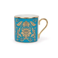 Sale Acanthus Turquoise Coffee Cup And Saucer Cups & Saucers