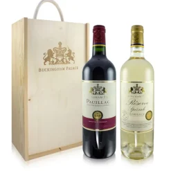 Discount Buckingham Palace Claret & Reserve Blanc Wine Gift Set Wine & Spirits