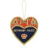 Sale Buckingham Palace Navy And Red Heart Decoration Decorations