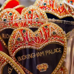 Sale Buckingham Palace Navy And Red Heart Decoration Decorations