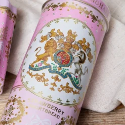 Discount Buckingham Palace Strawberry And Clotted Cream Shortbread Biscuit Tin Biscuits