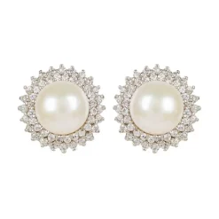 Hot Centred Pearl Earrings Earrings