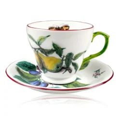 Chelsea Porcelain Coffee Cup & Saucer Afternoon Tea