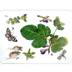 Chelsea Porcelain Fig Serving Mat Dinnerware