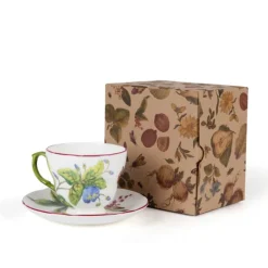 Chelsea Porcelain Teacup & Saucer Teaware