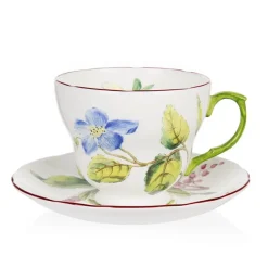 Chelsea Porcelain Teacup & Saucer Teaware