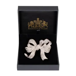 Outlet Crystal Bow Brooch Brooches