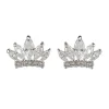 Crystal Crown Earrings Earrings