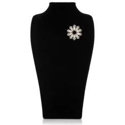 Online Crystal Decagon Brooch Brooches