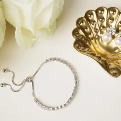 Discount Crystal Flower Friendship Bracelet Bracelets