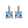 New Crystal Square Drop Earrings Earrings