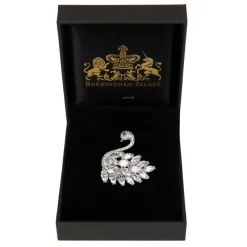 Hot Crystal Swan Brooch Brooches
