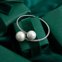 Clearance Double Pearl Crystal Bracelet Bracelets