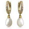 New Gold Pearl Earrings Earrings