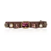 Outlet Jewel Encrusted Dark Mauve Hairclip Hair Accessories