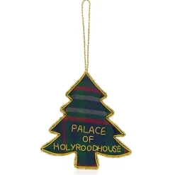 Clearance Palace Of Holyroodhouse Tartan Christmas Tree Decoration Decorations