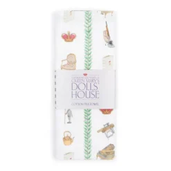 Discount Queen Mary'S Dolls' House Tea Towel Home Linens