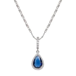 Clearance Sapphire Pendant Necklaces
