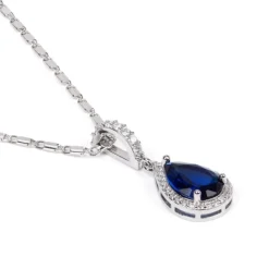 Clearance Sapphire Pendant Necklaces