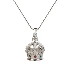 New Silver Crown Necklace Necklaces
