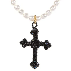 Hot Vicki Sarge Black Cross Necklace Vicki Sarge
