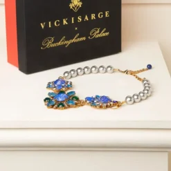 Hot Vicki Sarge Blue And Grey Pearl Necklace Vicki Sarge