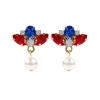 Sale Vicki Sarge Red, White And Blue Small Drop Earrings Earrings
