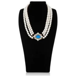 Sale Vicki Sarge Triple Strand Pearl Necklace Necklaces