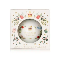 Online Windsor Castle Fine Bone China Bauble Decorations