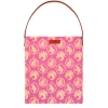 Hot Yellow Parrot And Cat Print Tote Bag Bags