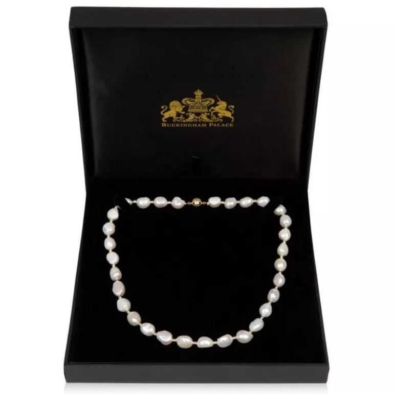 Royal Collection Shop Necklaces*Baroque Pearl And Gold Bead Necklace