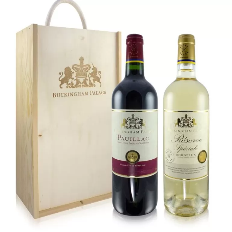 Royal Collection Shop Wine & Spirits*Buckingham Palace Claret & Reserve Blanc Wine Gift Set