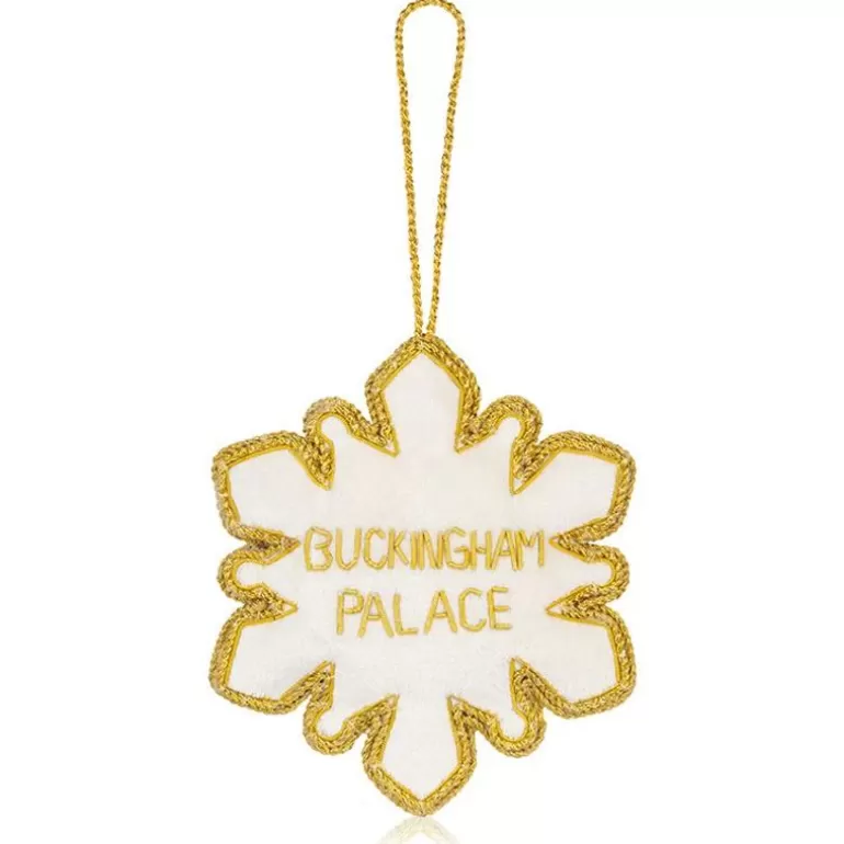 Royal Collection Shop Decorations*Buckingham Palace Crystal Snowflake Decoration