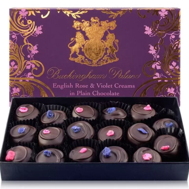 Royal Collection Shop Confectionery & Chocolates*Buckingham Palace English Rose And Violet Creams