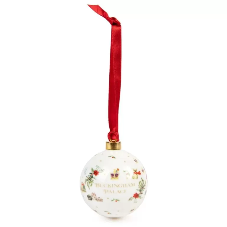 Royal Collection Shop Decorations*Buckingham Palace Fine Bone China Bauble