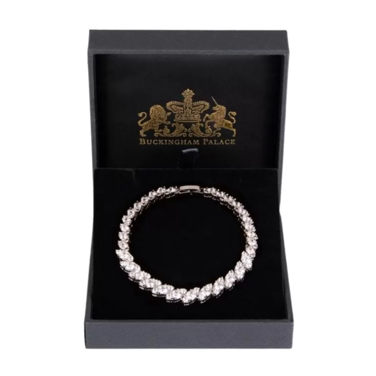 Royal Collection Shop Bracelets*Buckingham Palace Slim Oval Crystal Bracelet