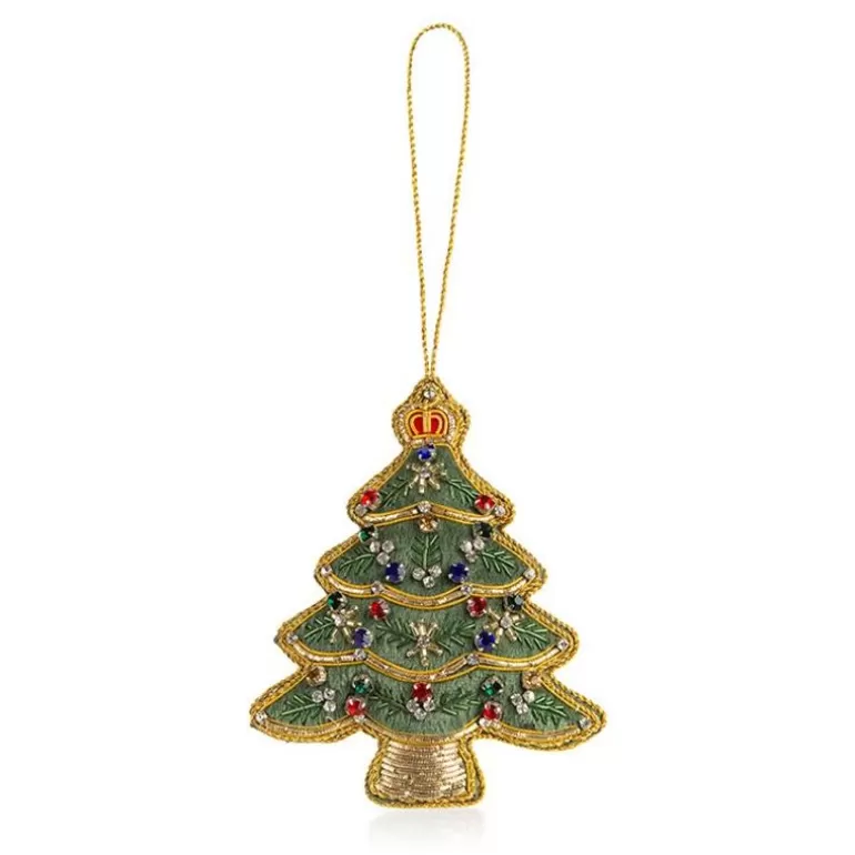 Royal Collection Shop Decorations*Buckingham Palace Velvet Christmas Tree Decoration