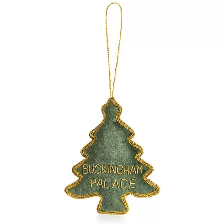 Royal Collection Shop Decorations*Buckingham Palace Velvet Christmas Tree Decoration