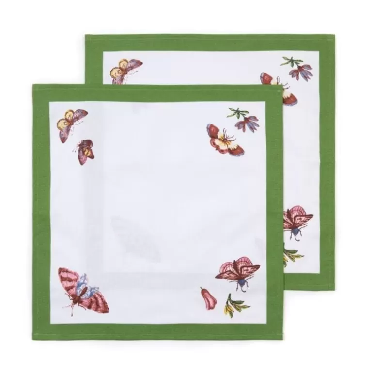 Royal Collection Shop Chelsea Garden Collection*Chelsea Set Of 2 Napkins