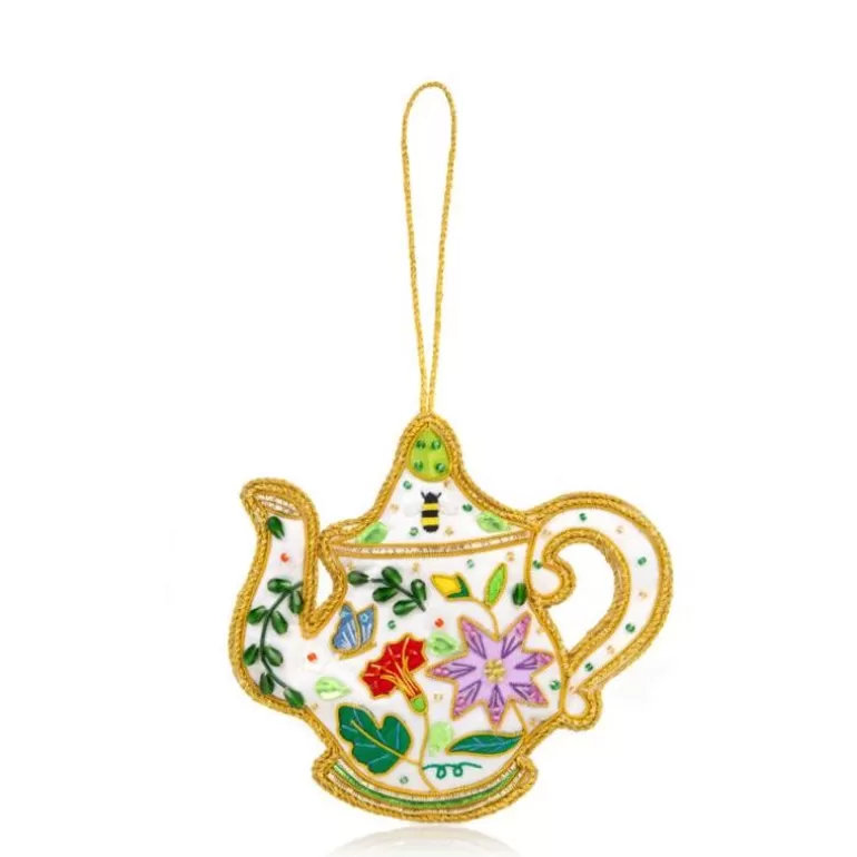 Royal Collection Shop Chelsea Garden Collection*Chelsea Teapot Decoration