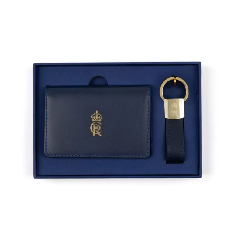 Royal Collection Shop His Majesty The King'S 75Th Birthday*Ciiir Card Wallet & Keyring Set