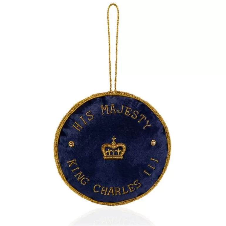 Royal Collection Shop His Majesty The King'S 75Th Birthday*Ciiir Roundel Decoration