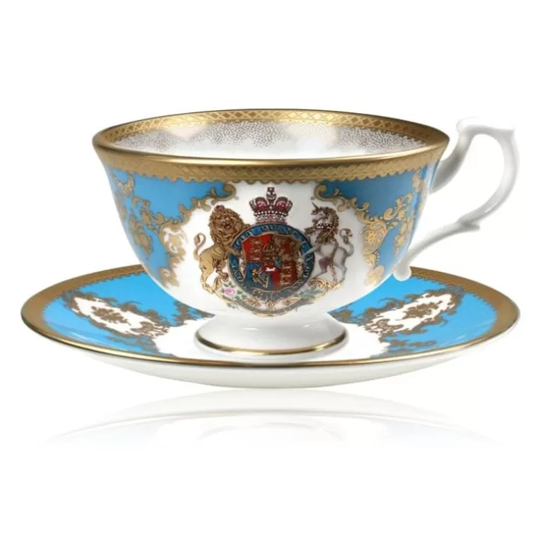 Royal Collection Shop Afternoon Tea*Coat Of Arms Teacup And Saucer