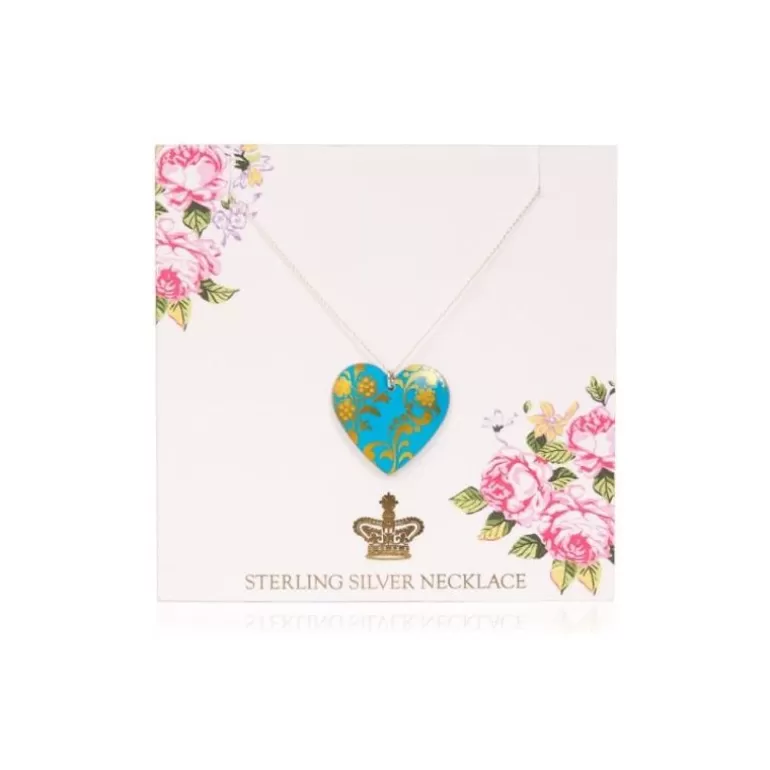 Royal Collection Shop Necklaces*Coat Of Arms Tin Heart Pendant