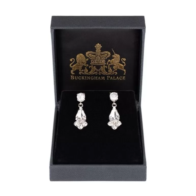 Royal Collection Shop Earrings*Crystal Decagon Earrings