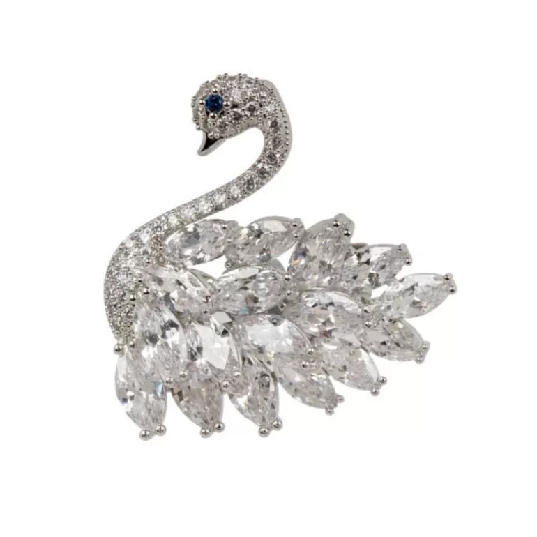 Royal Collection Shop Brooches*Crystal Swan Brooch