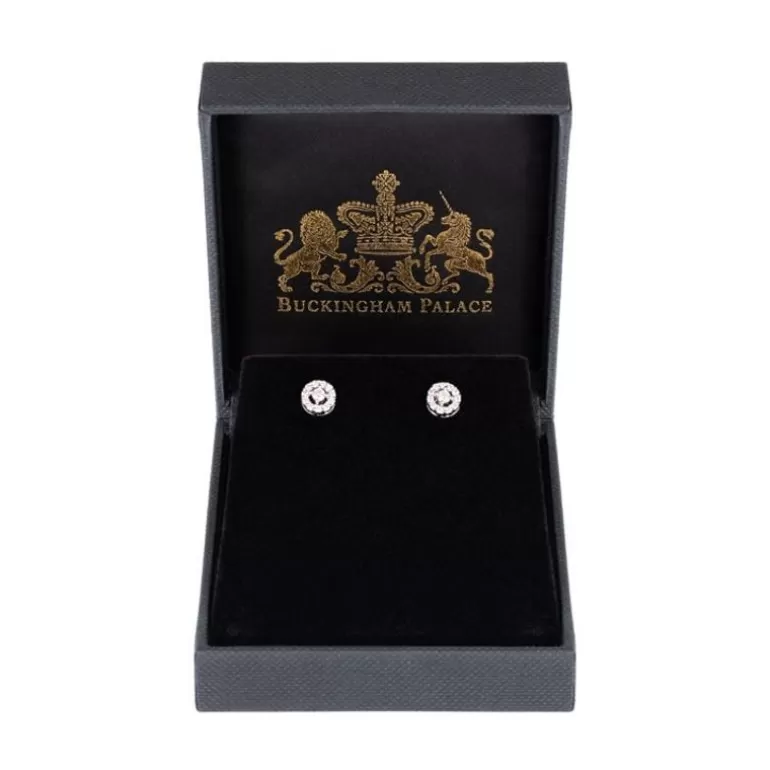 Royal Collection Shop Earrings*Diamante Stud Earrings