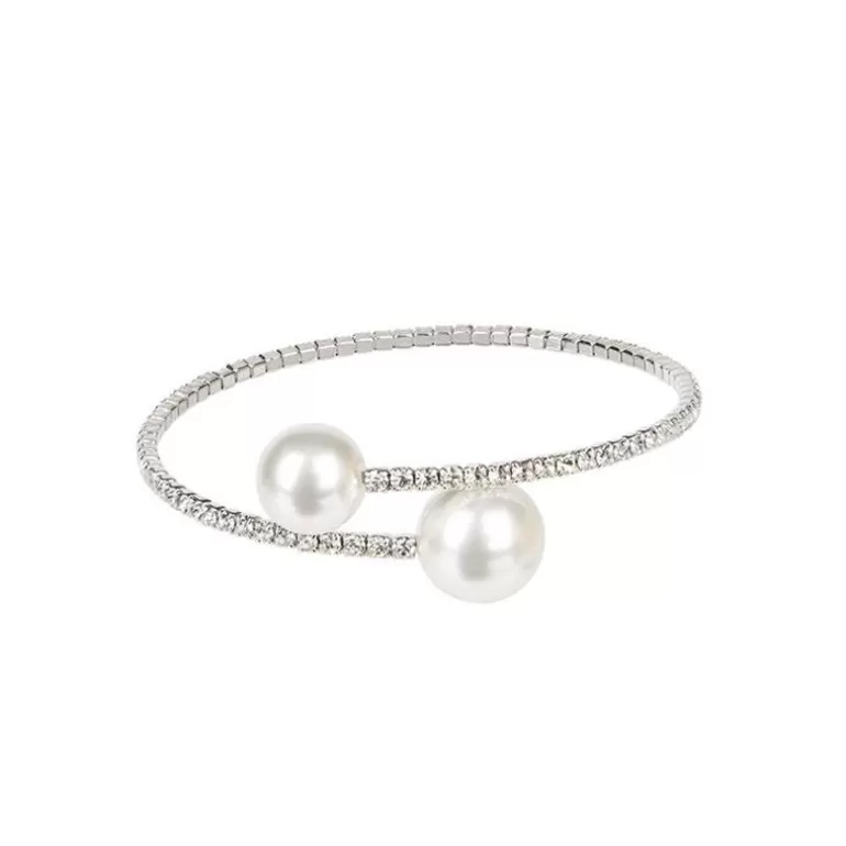 Royal Collection Shop Bracelets*Double Pearl Crystal Bracelet