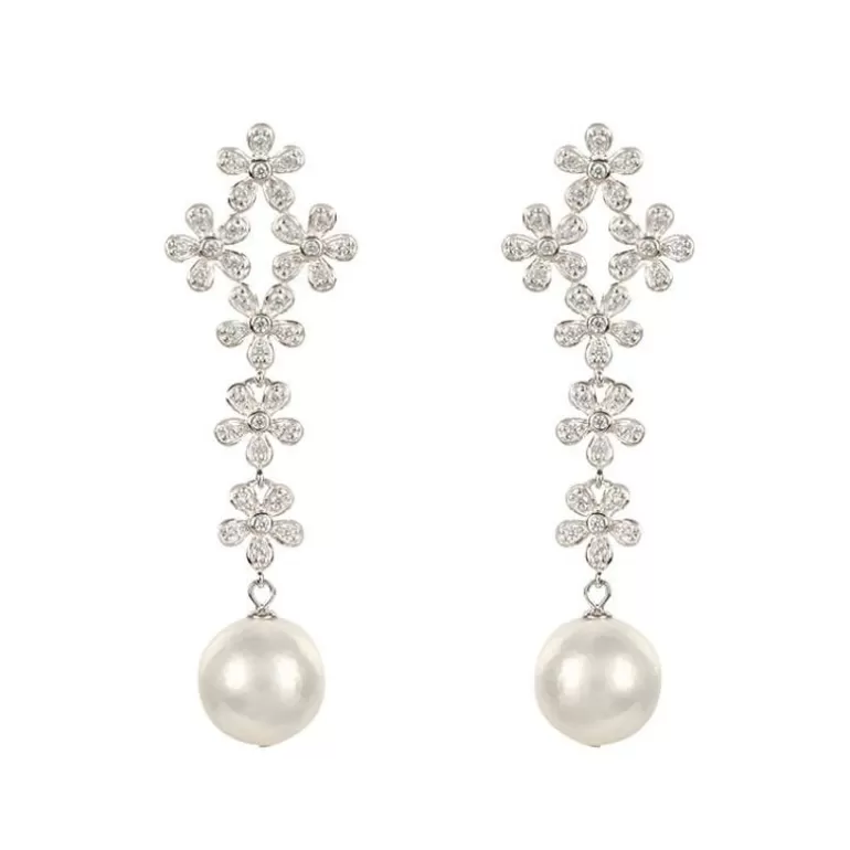 Royal Collection Shop Earrings*Floral Drop Earrings